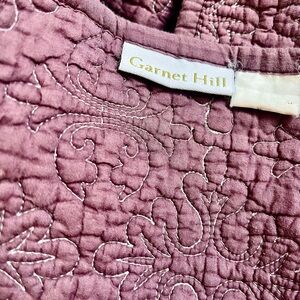 Garnet Hill Mauve Quilt - Double/Queen